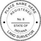 Indiana Land Surveyor Seal